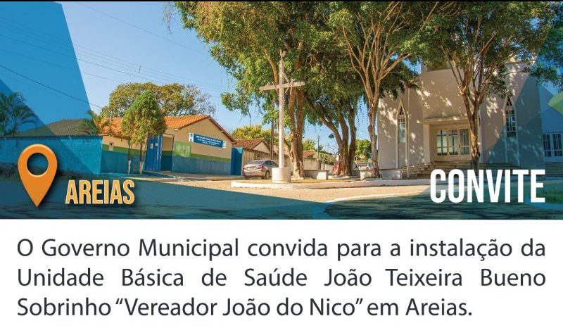 TVENTORNO-Prefeitura inaugura UBS no bairro Camping Club neste sábado em Águas  Lindas(11/02) 