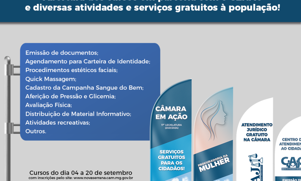 Câmara Municipal de Nova Serrana - Etapas para emissão do documento de  identidade