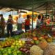 feira frutas alimentos