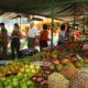 feira frutas alimentos