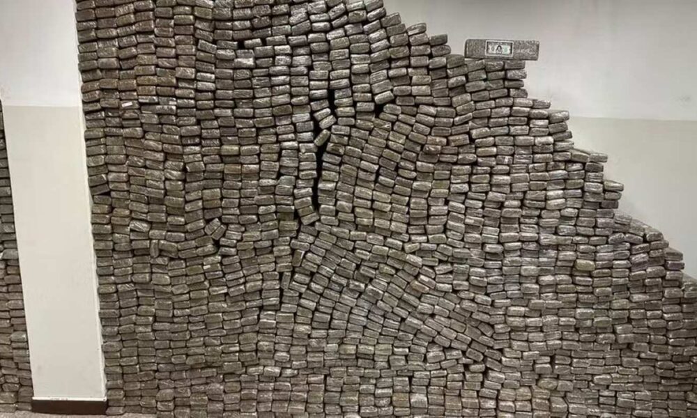 1.748 tabletes de maconha foram apreendidos — Foto: Polícia Federal/Divulgação
