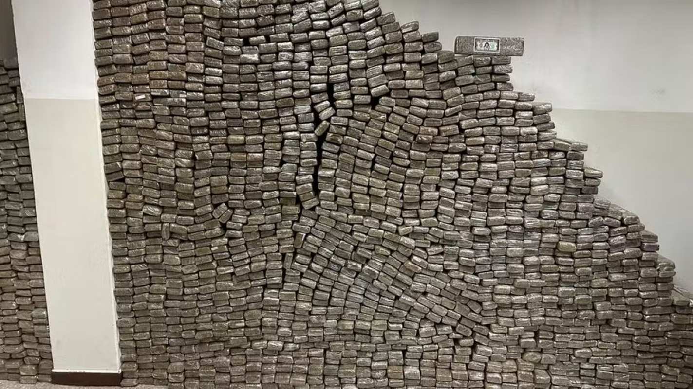 1.748 tabletes de maconha foram apreendidos — Foto: Polícia Federal/Divulgação