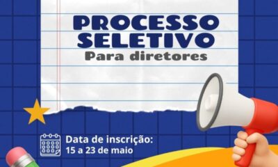ABERTO A SEGUNDA ETAPA DO PROCESSO SELETIVO PARA DIRETORES DAS ESCOLAS MUNICIPAIS - Créditos: Prefeitura de Nova Serrana/Divulgação