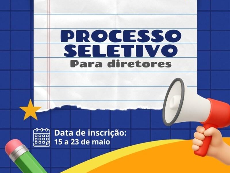 ABERTO A SEGUNDA ETAPA DO PROCESSO SELETIVO PARA DIRETORES DAS ESCOLAS MUNICIPAIS - Créditos: Prefeitura de Nova Serrana/Divulgação