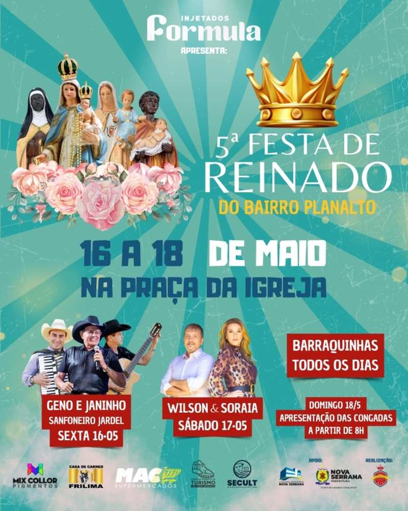 BAIRRO PLANALTO RECEBE A 5ª EDIÇÃO DA TRADICIONAL FESTA DO REINADO - Créditos: Prefeitura de Nova Serrana/Divulgação