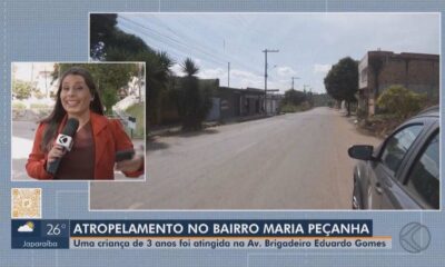Criança de três anos é socorrida em estado grave após ser atropelada por moto em Divinópolis - Créditos: g1/Divulgação