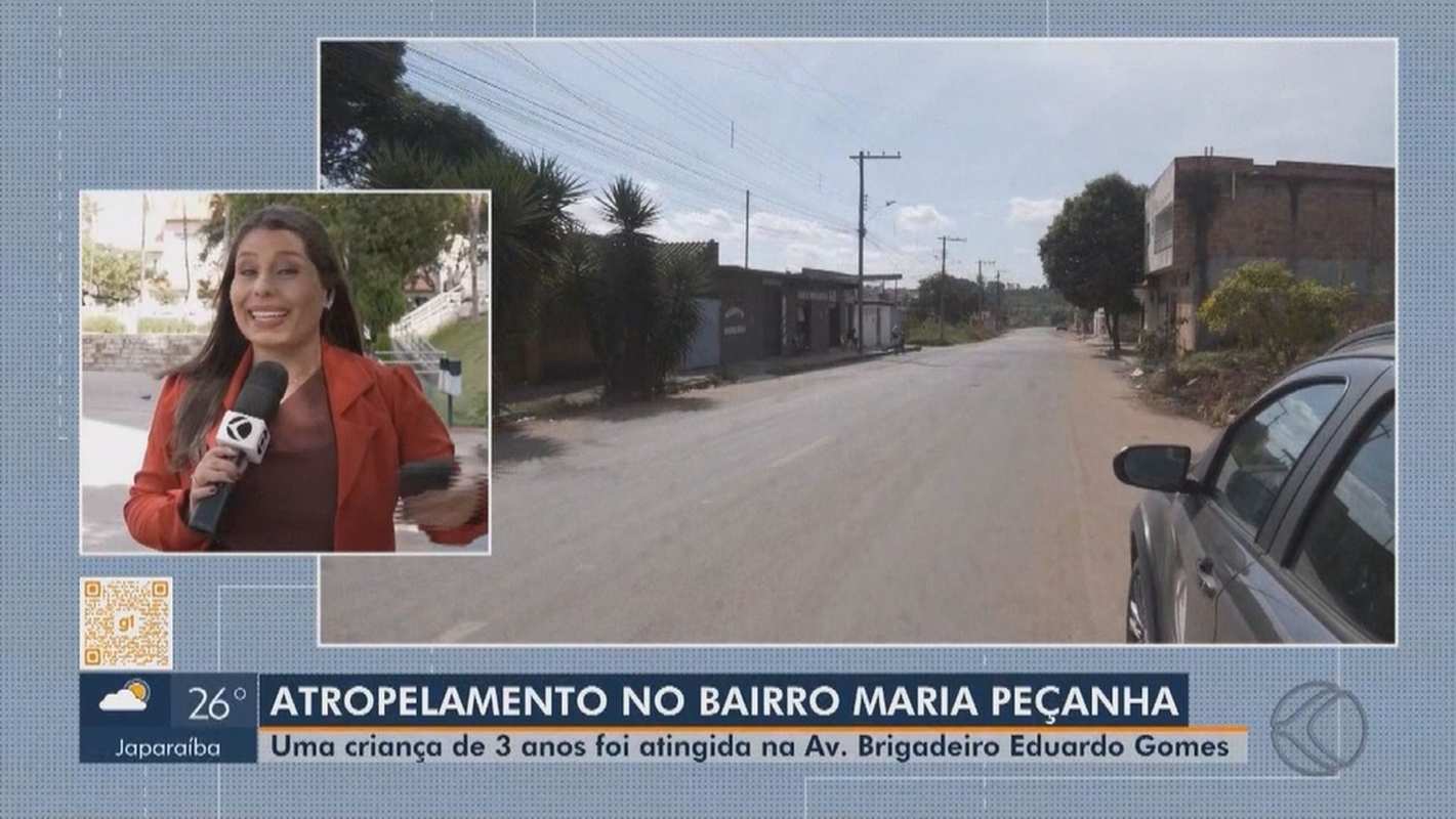 Criança de três anos é socorrida em estado grave após ser atropelada por moto em Divinópolis - Créditos: g1/Divulgação