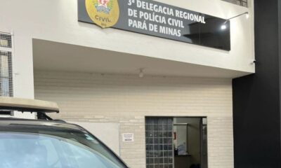 Delegacia de Polícia Civil em Pará de Minas — Foto: Polícia Civil/Divulgação
