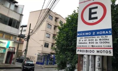 Estacionamento rotativo — Foto: Prefeitura de Divinópolis/Divulgação
