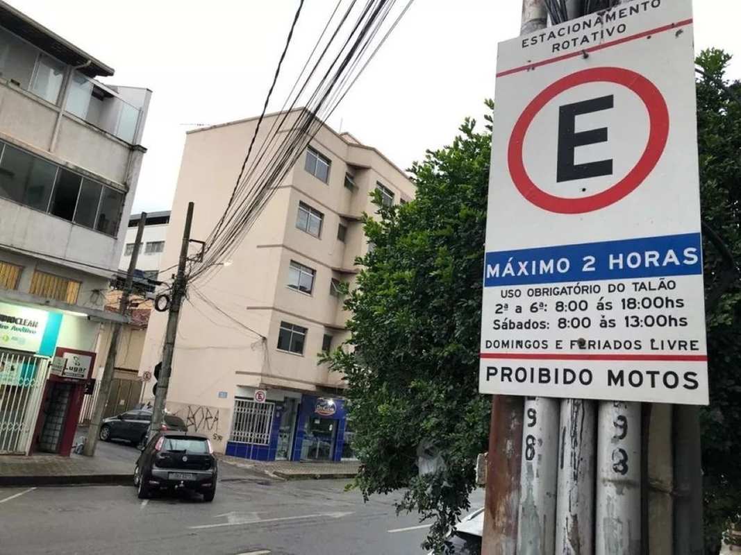Estacionamento rotativo — Foto: Prefeitura de Divinópolis/Divulgação