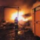 Incêndio de grandes proporções atinge depósito de recicláveis em Perdigão - Créditos: VH News/Divulgação