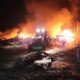 Incêndio em edificação industrial em Itapecerica — Foto: Corpo de Bombeiros/Divulgação