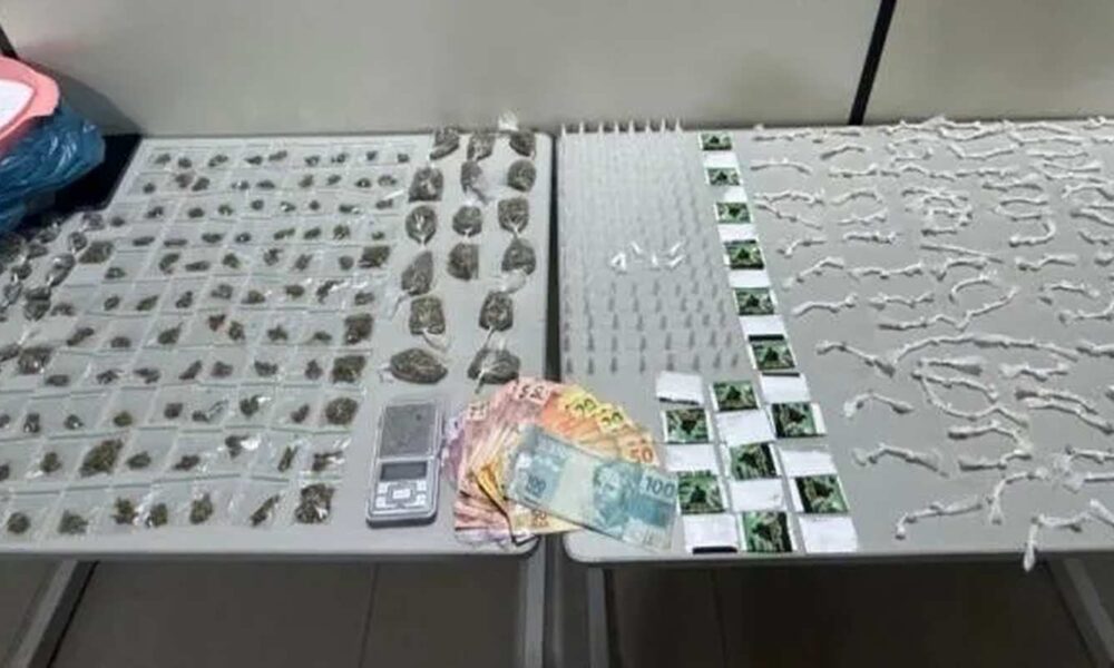 Polícia Militar apreende grande quantidade de drogas no bairro Concesso Elias - Créditos: VH News/Divulgação
