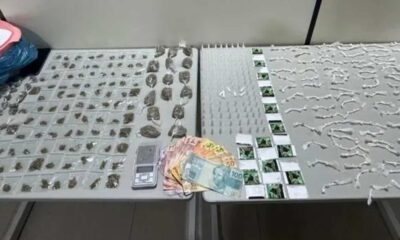 Polícia Militar apreende grande quantidade de drogas no bairro Concesso Elias - Créditos: VH News/Divulgação