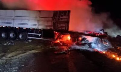 Tragédia na BR-381: três morrem carbonizados em Carmópolis de Minas - Fonte: PortalVHNews