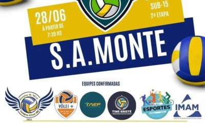 Santo Antônio do Monte recebe 2ª etapa do Circuito Vôlei Feminino Centro-Oeste MG - Fonte: PortalVHNews