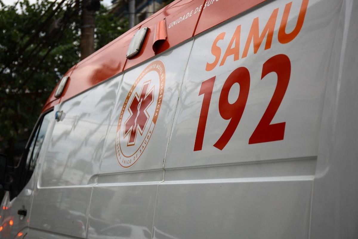 Ambulância do Samu — Foto: Vanessa Rodrigues/A Tribuna Jornal