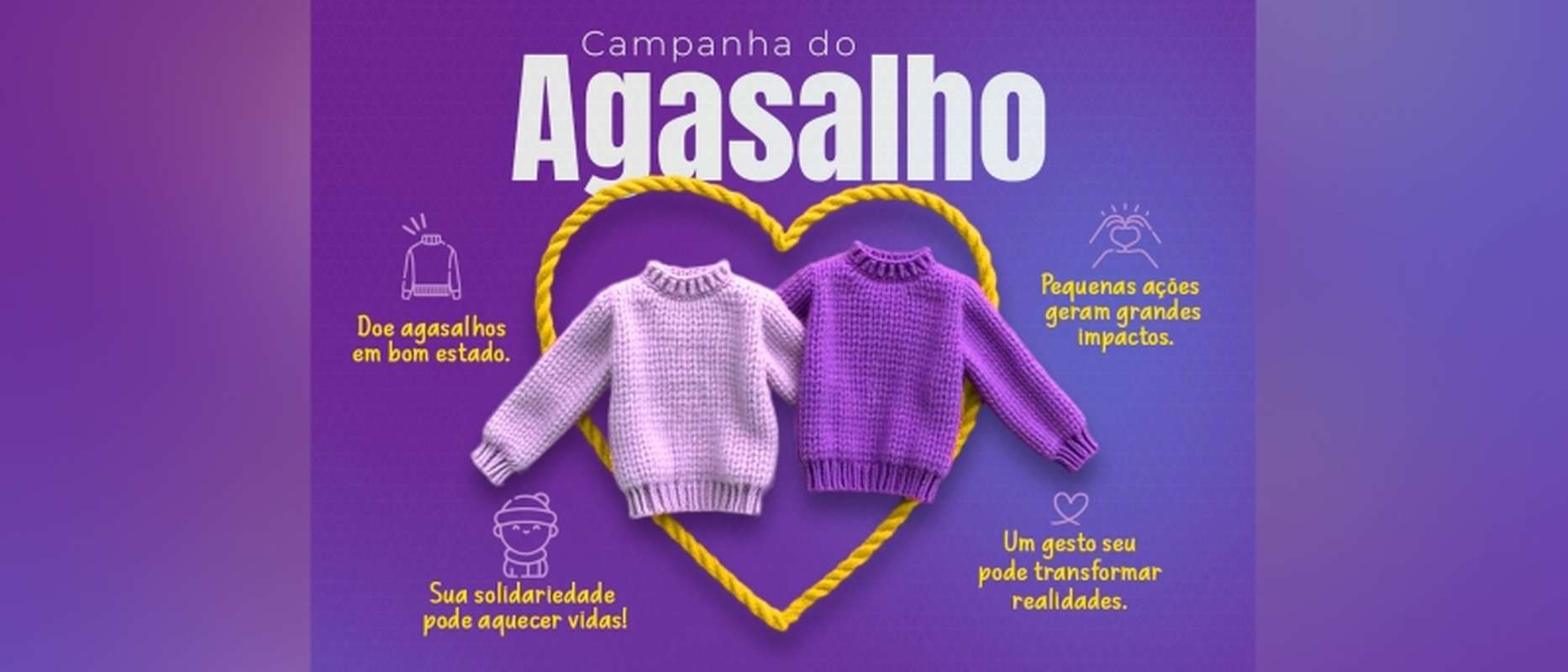 CAMPANHA DO AGASALHO 2025: AJUDE A AQUECER QUEM MAIS PRECISA - Créditos: Prefeitura de Nova Serrana/Divulgação