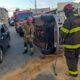 Capotamento na rua Melo Guimarães em Pará de Minas assusta comerciantes - 1