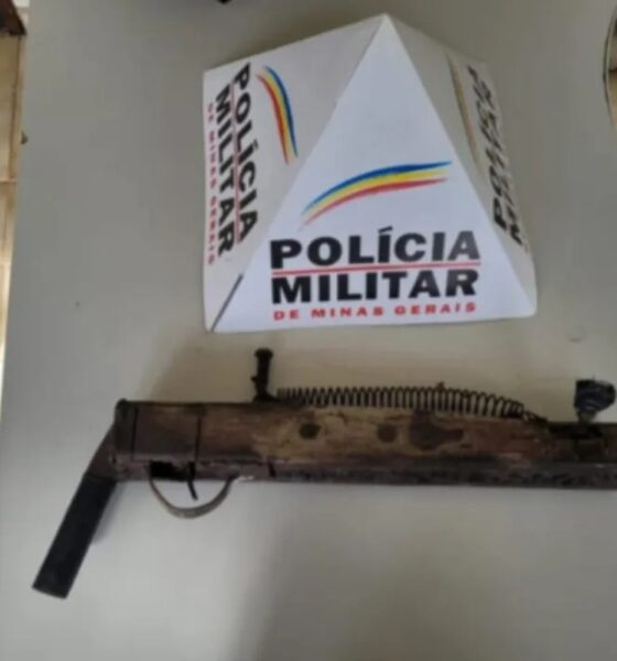 Homem é morto e suspeito diz que agiu para defender companheira de ameaças do ex em São Sebastião do Oeste — Foto: Polícia Militar/ Divulgação