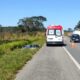 Motociclista morre em acidente envolvendo uma camionete em Divinópolis — Foto: SAMU/Divulgação
