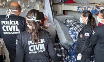 Operação contra homicídios faz buscas no presídio e prende suspeitos de participar de assassinatos em Divinópolis — Foto: Polícia Civil/Divulgação