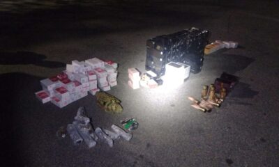 PM prende dois homens por transporte irregular de mercadorias em Minas Gerais — Foto: Polícia Militar/ Divulgação