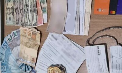 Quadrilha de agiotagem: relógios de luxo e R$32 milhões foram apreendidos — Foto: Polícia Civil/ Divulgação