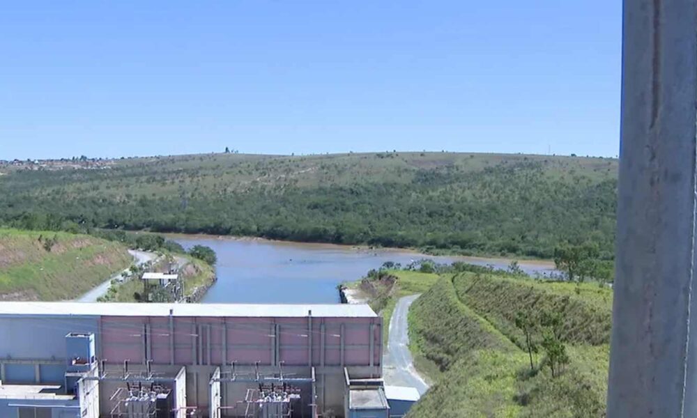 Usina Retiro Baixo, em Pompéu, integra o sistema de Furnas — Foto: TV Integração/Reprodução