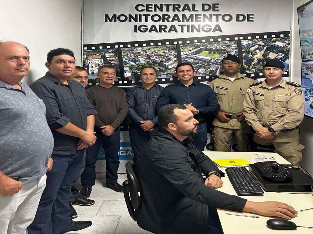 Igaratinga inaugura Central de Videomonitoramento - Foto: Rádio Santa Cruz FM