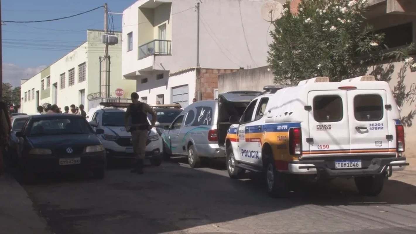 Homem foi morto a tiros em um estúdio de tatuagem em Nova Serrana — Foto: Vagner Henrique/Divulgação