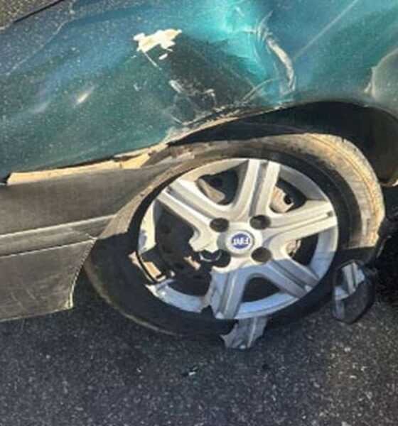 Acidente entre carro e moto deixa jovem ferido na Avenida Professor Melo Cançado - Foto: Rádio Santa Cruz FM