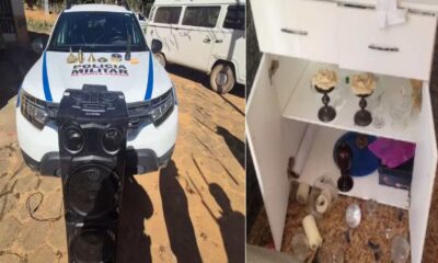 Polícia Militar prende autor de furto em igreja na zona rural de Carmo do Cajuru - Foto: Rádio Santa Cruz FM