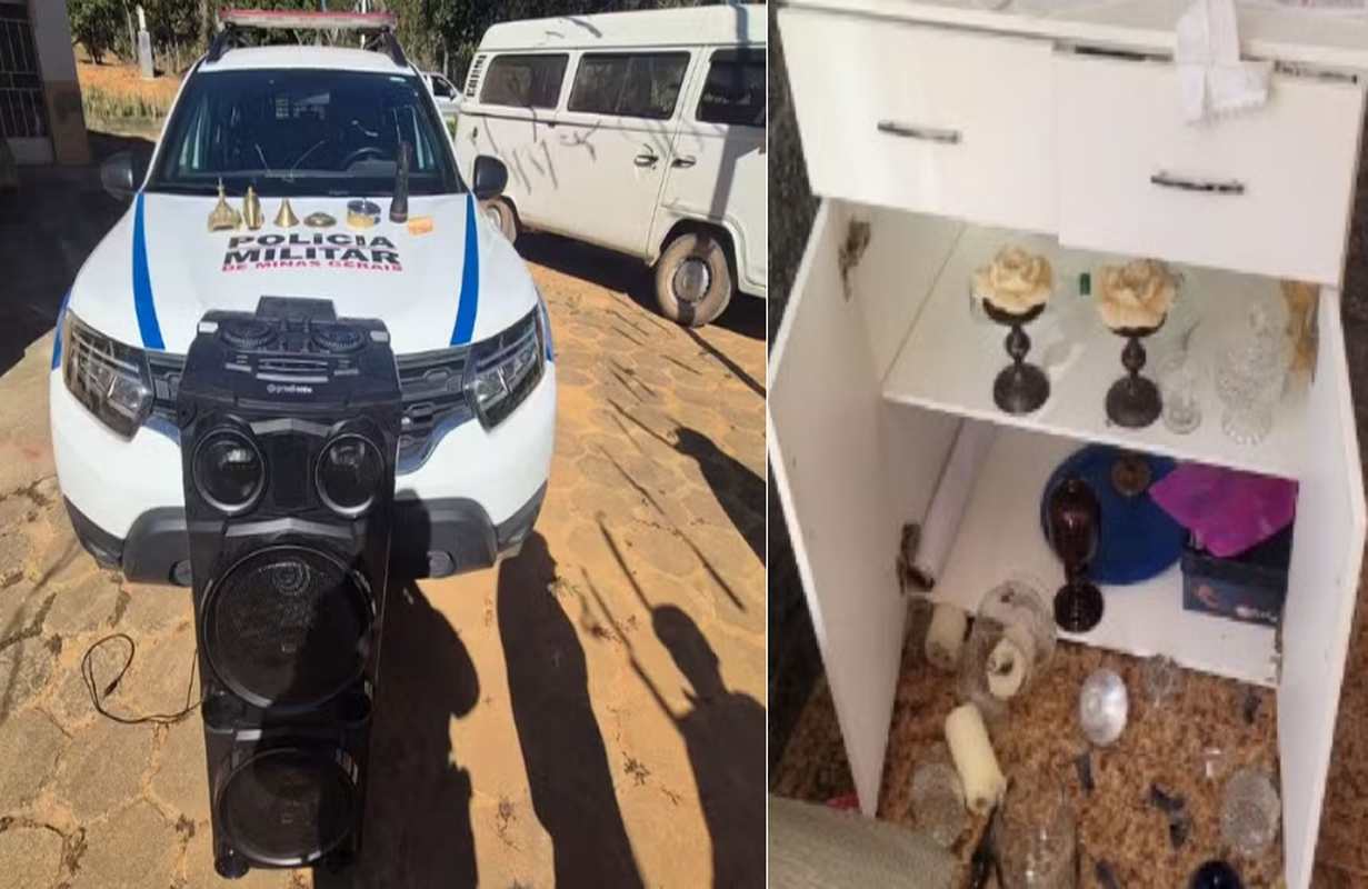 Polícia Militar prende autor de furto em igreja na zona rural de Carmo do Cajuru - Foto: Rádio Santa Cruz FM