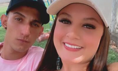 Maria Vitória Lara Almeida e o namorado João Vitor Sousa — Foto: Reprodução/Redes Sociais