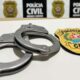Homem é preso suspeito de tráfico de drogas próximo a escola no bairro Padre Libério - Foto: Rádio Santa Cruz FM