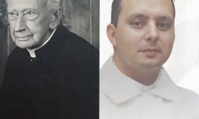 Cônego Ananias e padre José Erlei de Almeida foram reconhecidos como 'Servo de Deus' pelo Papa Leão XIV — Foto: Acervo Diocese de Oliveira/Divulgação