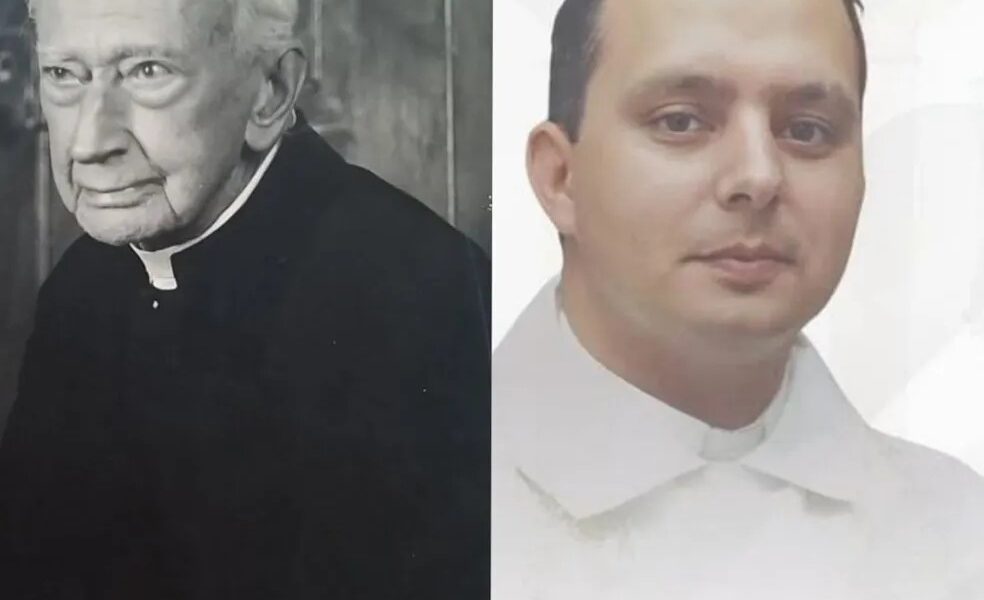 Cônego Ananias e padre José Erlei de Almeida foram reconhecidos como 'Servo de Deus' pelo Papa Leão XIV — Foto: Acervo Diocese de Oliveira/Divulgação